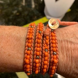 Fall Autumn Jewelry Bundle Wrap bracelet Macramé!